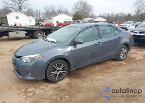 2015 Toyota Corolla Le Premium from USA, damaged, VIN 5YFBURHE3FP215730